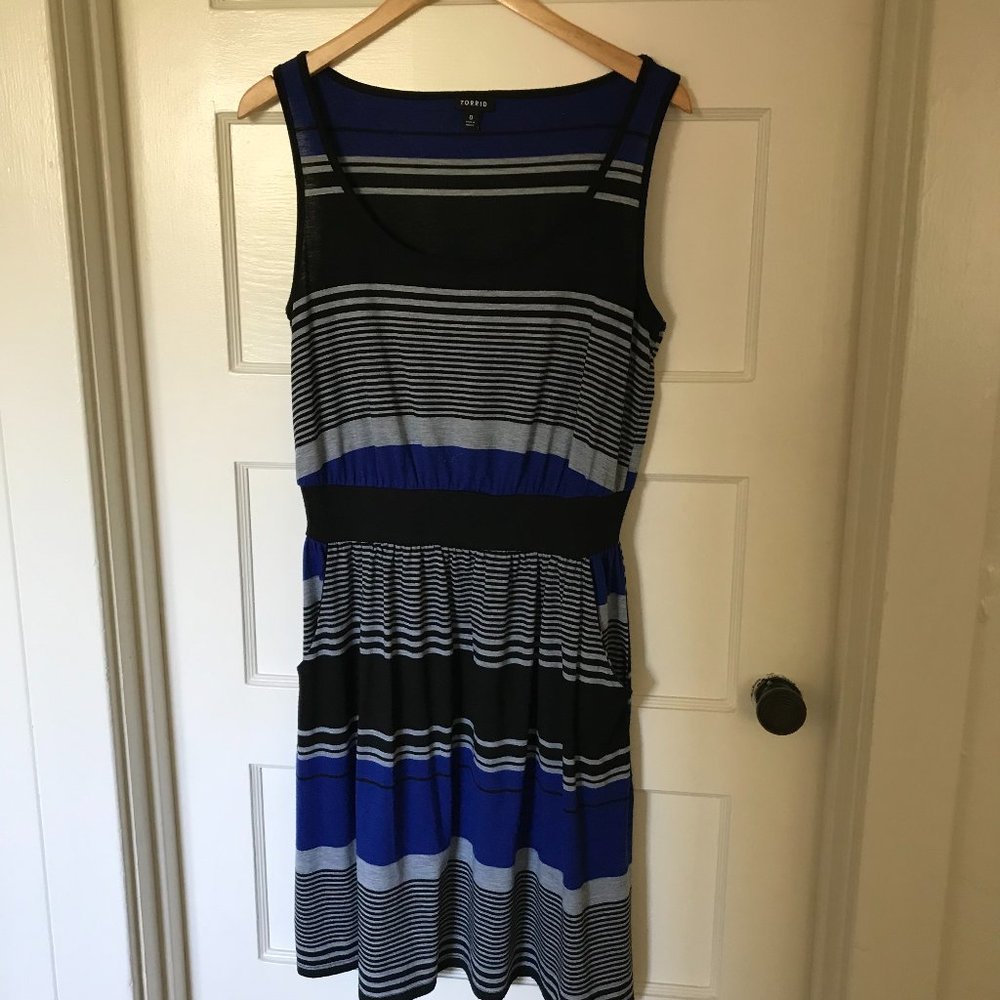 Torrid Super Flattering Stripe Dress 0 (12)